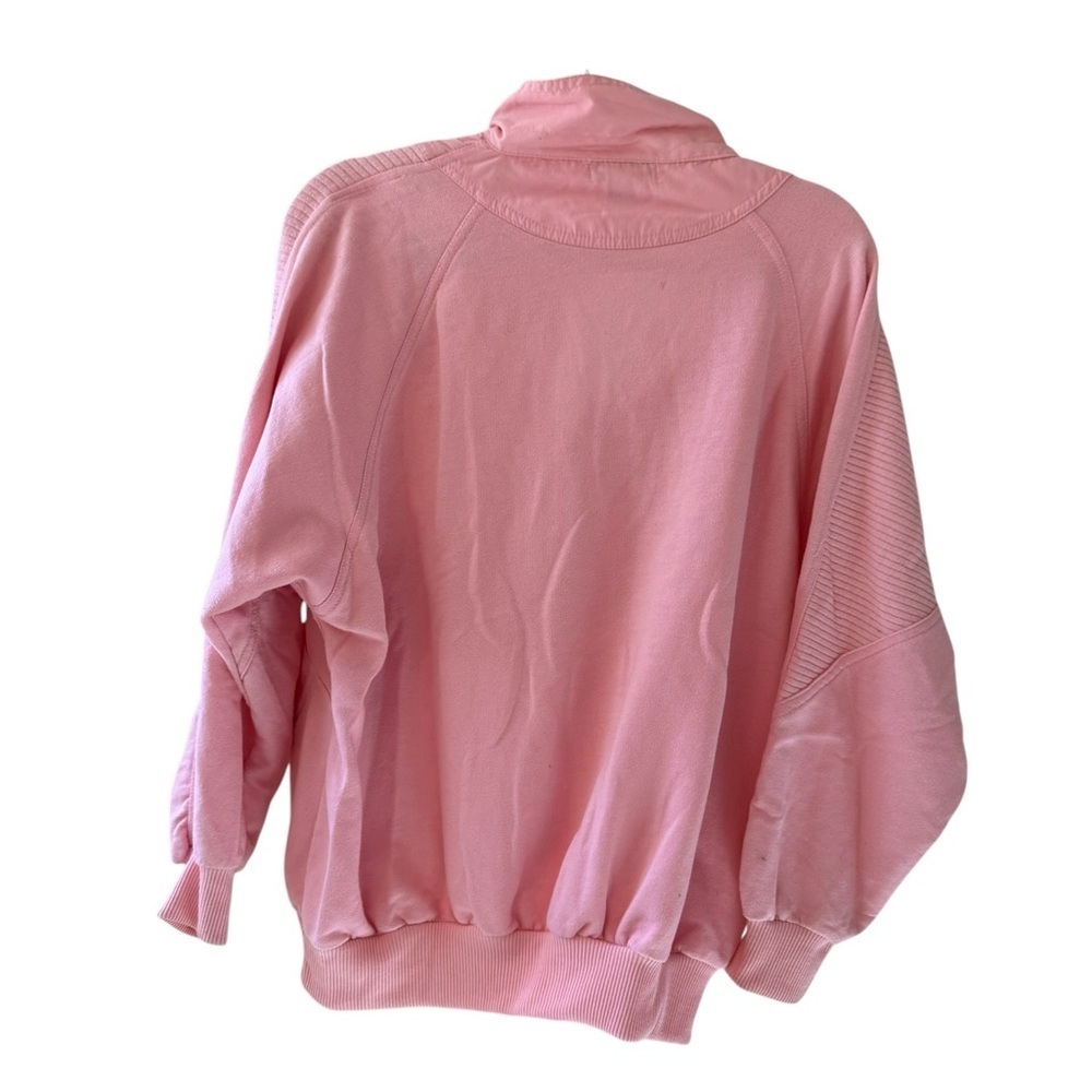 Vintage-Inspired Pink Pullover Hoodie Sweatshirt - Picture 5 of 6